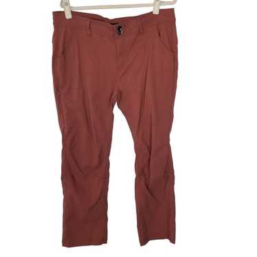 Prana Prana Womens 16 Red Straight Leg Roll Tab He