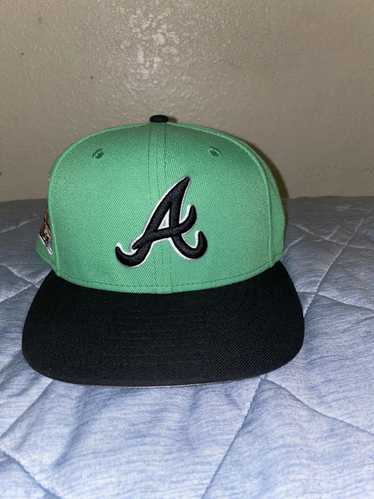 New Era Atlanta Braves Gold Digger 1995 World Series Patch Hat Club  Exclusive 59Fifty Fitted Hat Black Men's - SS22 - US