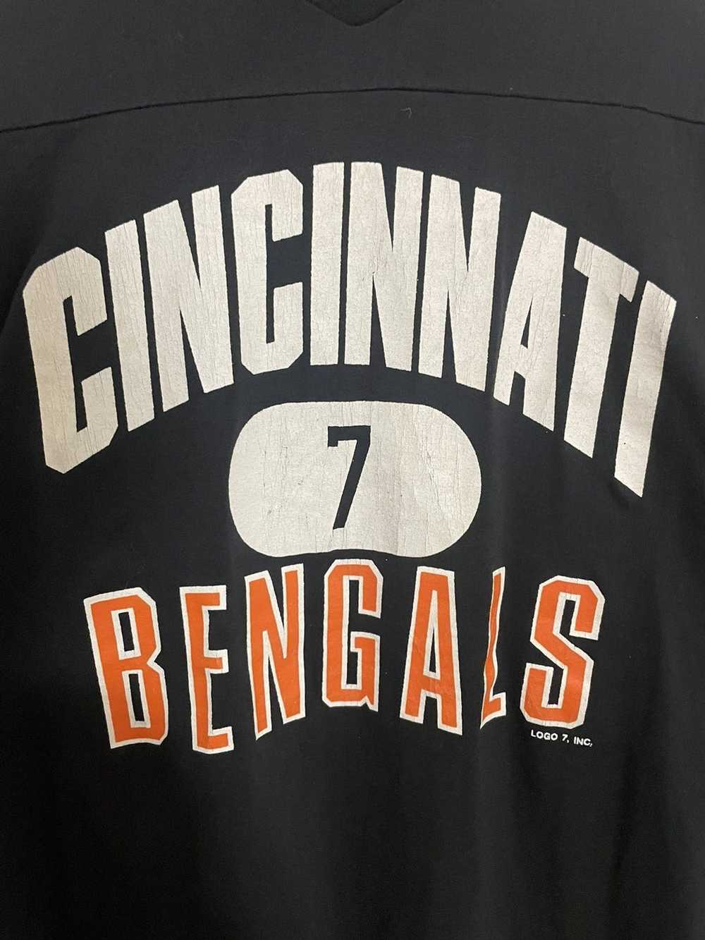 Logo 7 Vintage Cincinnati Bengals Jersey Number 7 - image 2