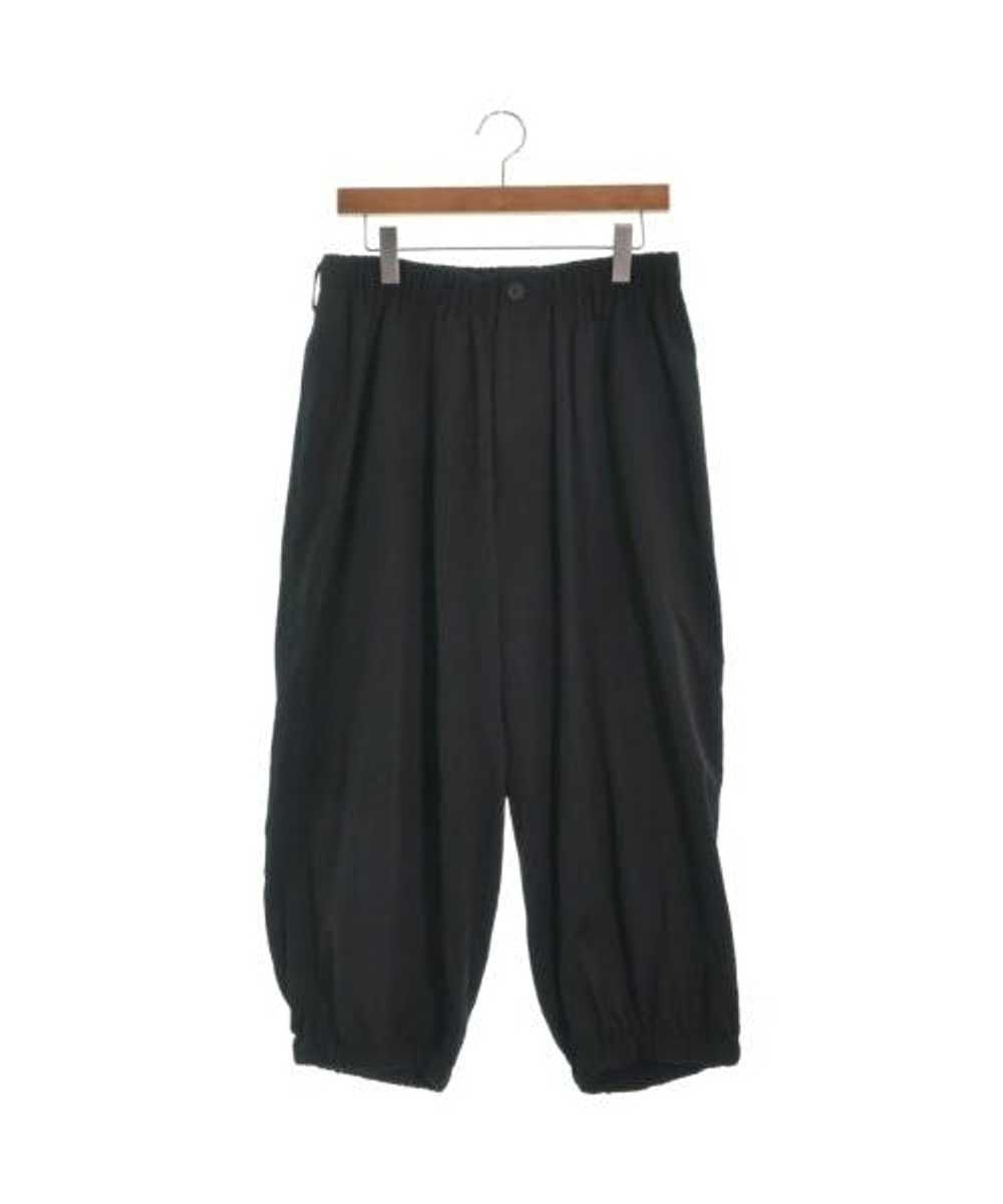 Yohji Yamamoto Cropped Pants Black Wool One Point… - image 1