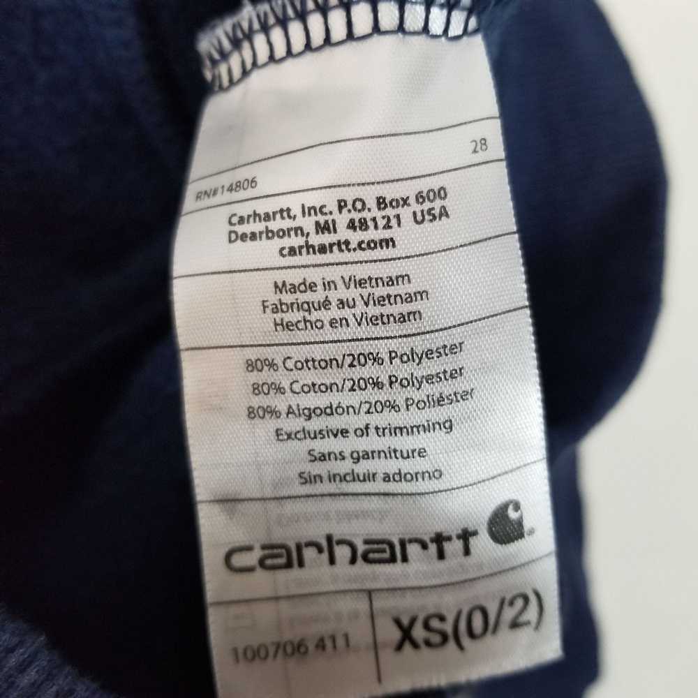 Carhartt Carhartt Womens XS Blue Long Sleeves Dun… - image 8