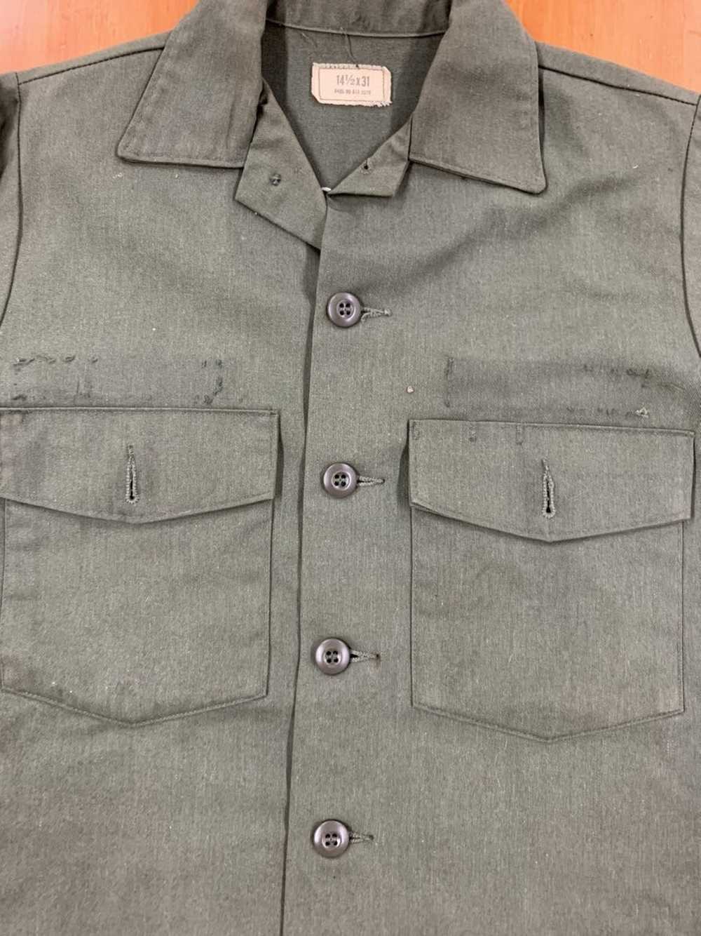 Vintage Vintage 1970s Vietnam OG 107 Fatigue Shirt - image 2