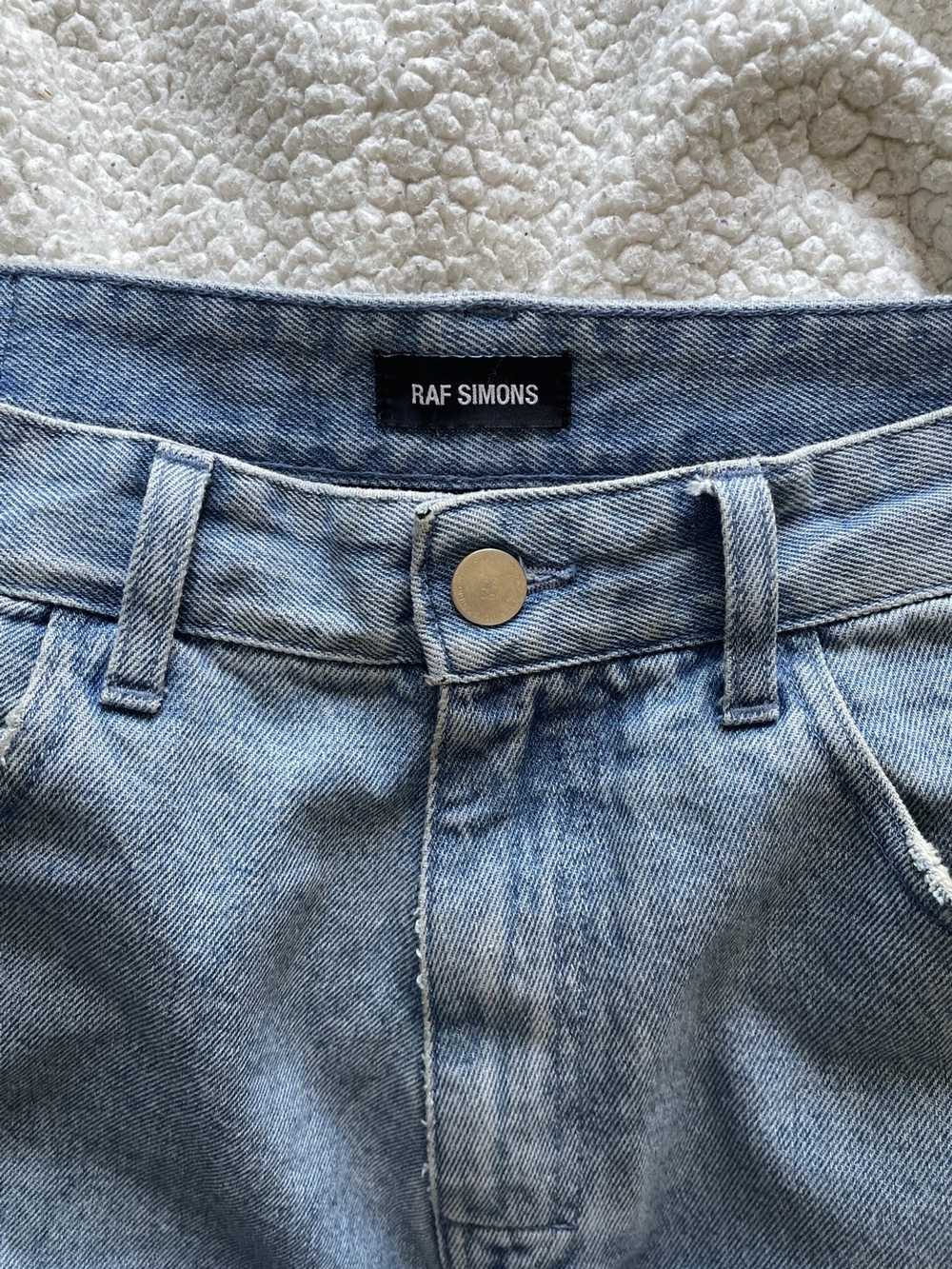 Raf Simons AW19/20 Destroyed Double Layer Jeans - image 5