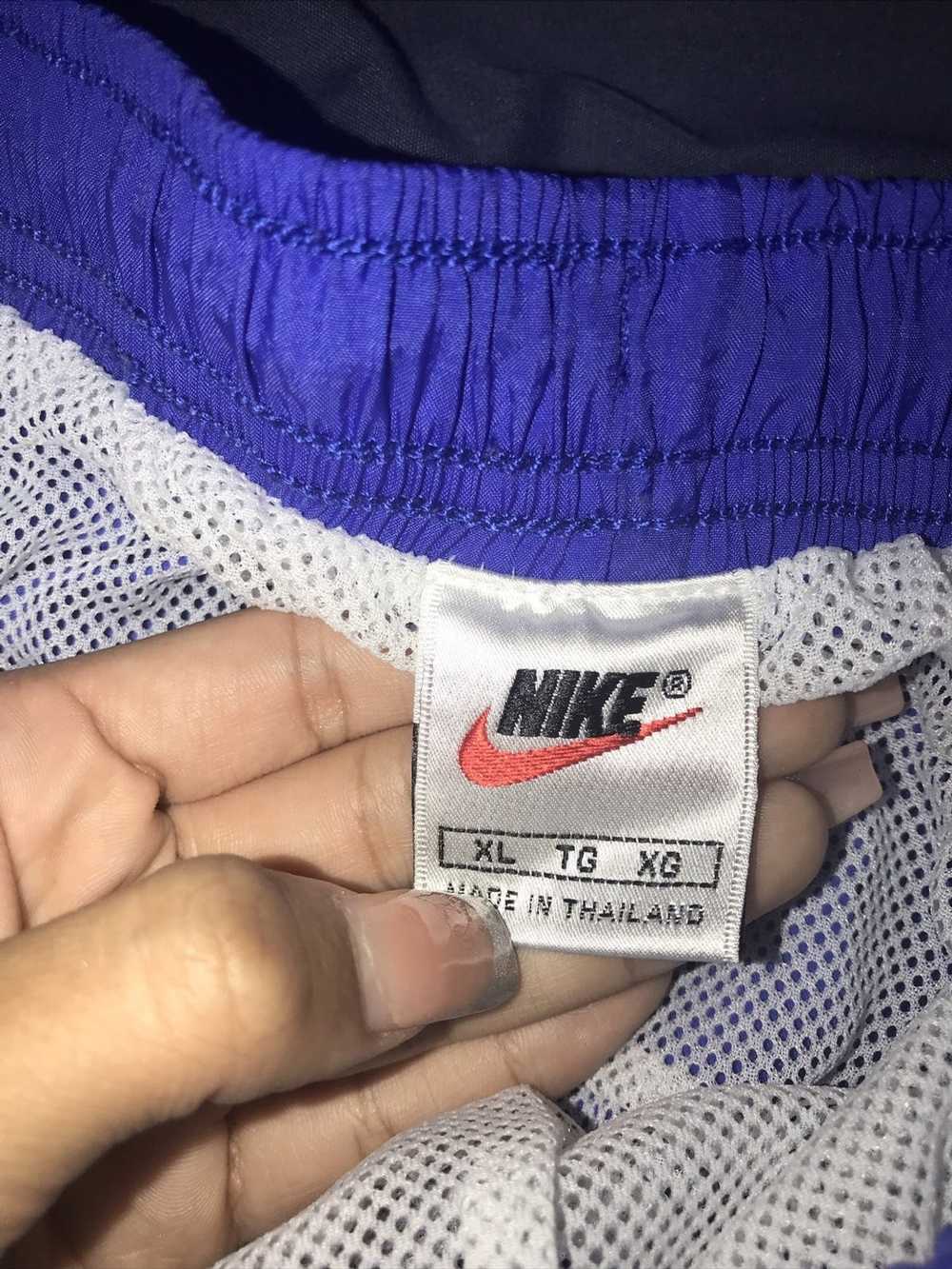 Nike × Vintage Vintage 90’s Nike Blue Shorts - image 3