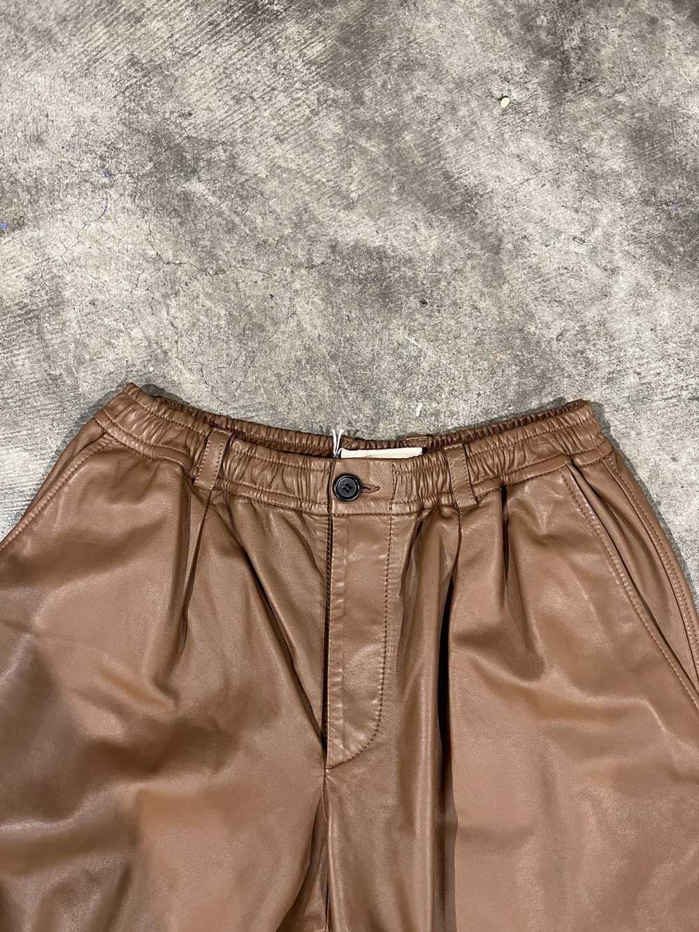 Marni Marni Leather Shorts - image 2