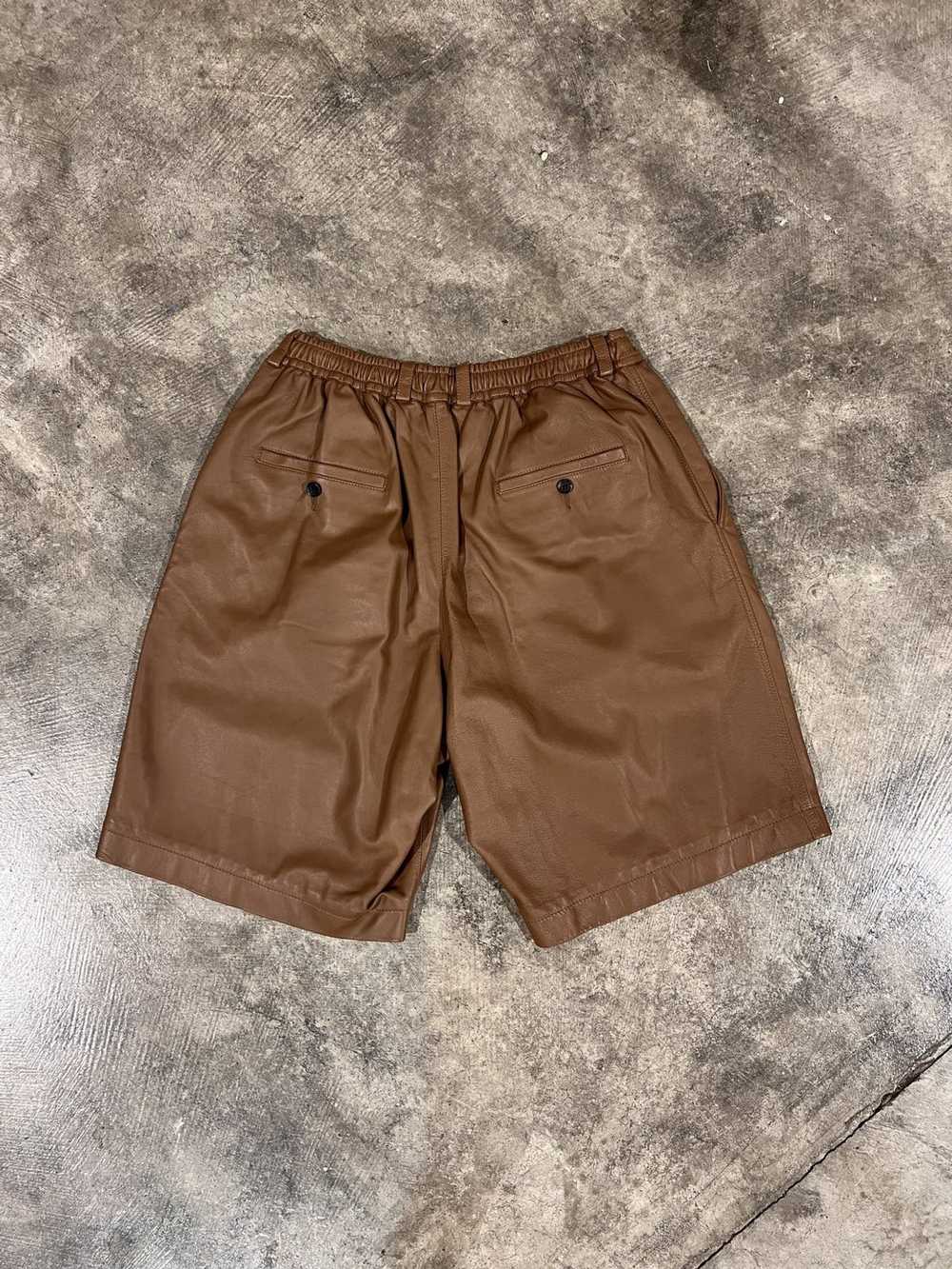 Marni Marni Leather Shorts - image 3