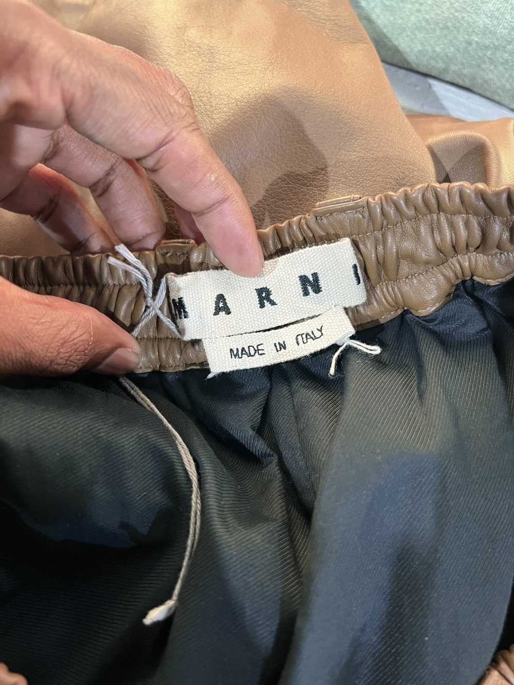 Marni Marni Leather Shorts - image 5