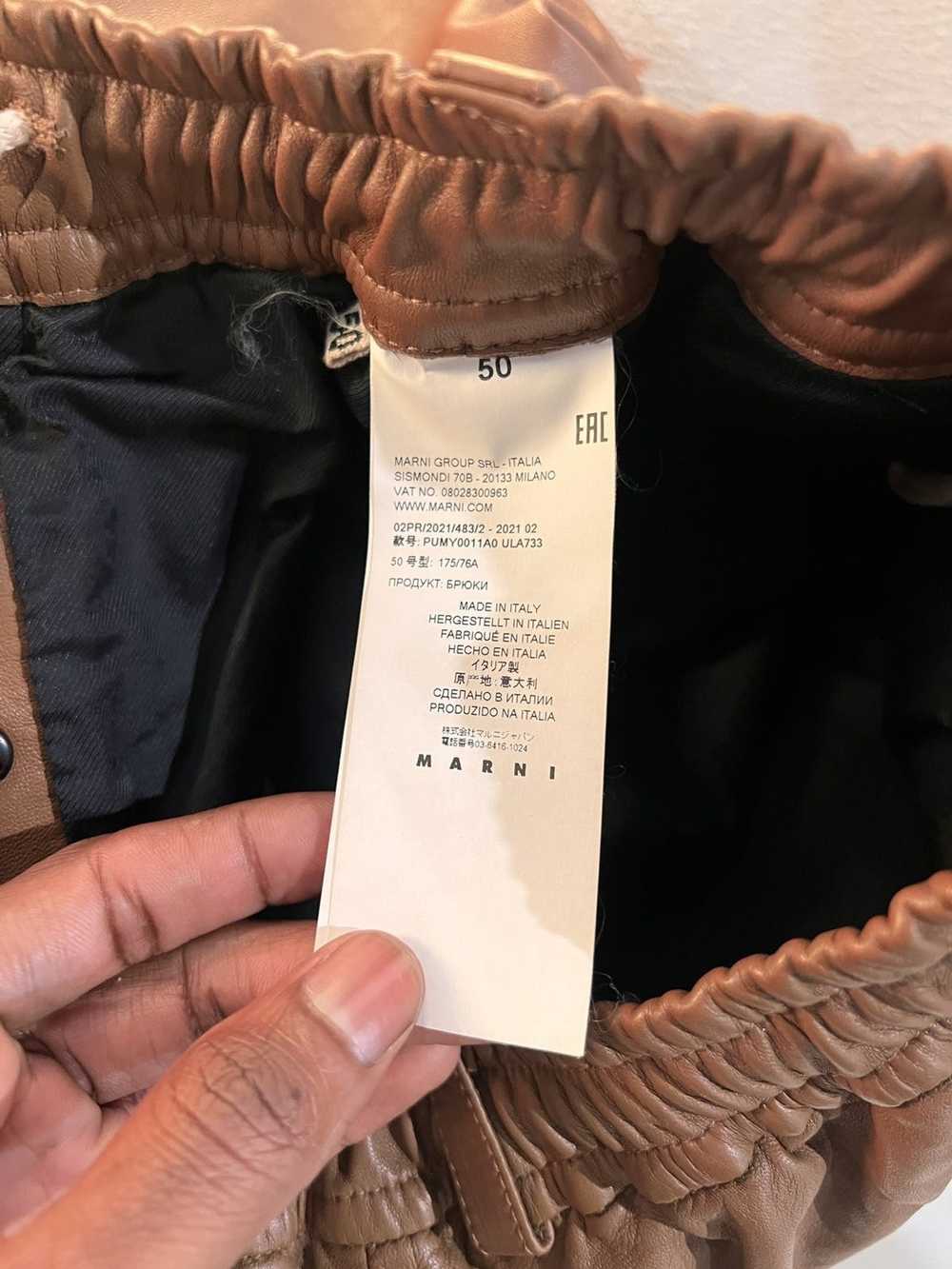 Marni Marni Leather Shorts - image 7