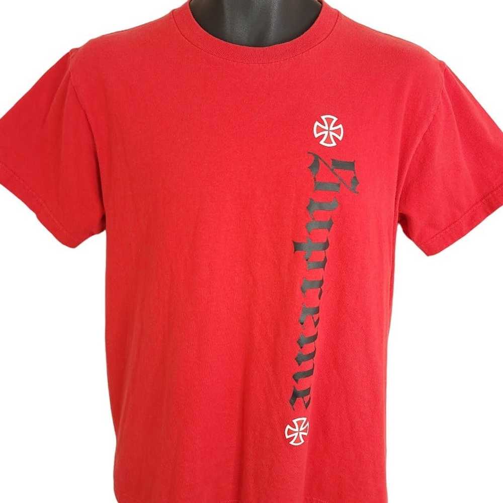 Supreme Supreme T Shirt Independent Old English S… - image 1