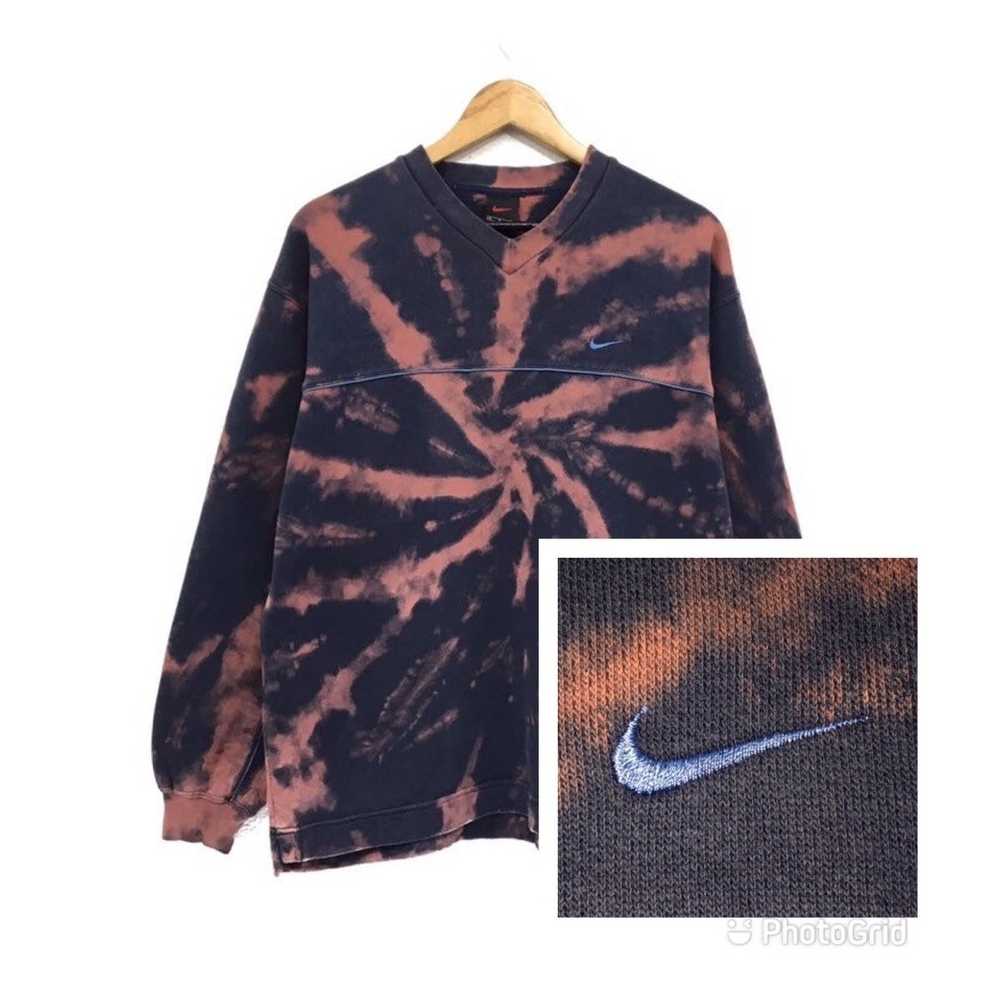 Nike × Streetwear × Vintage NIKE SWOOSH Acid Wash… - image 1