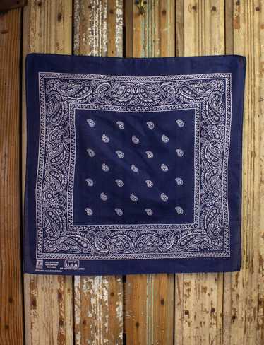 Vintage Vintage Navy Blue Paisley Bandana