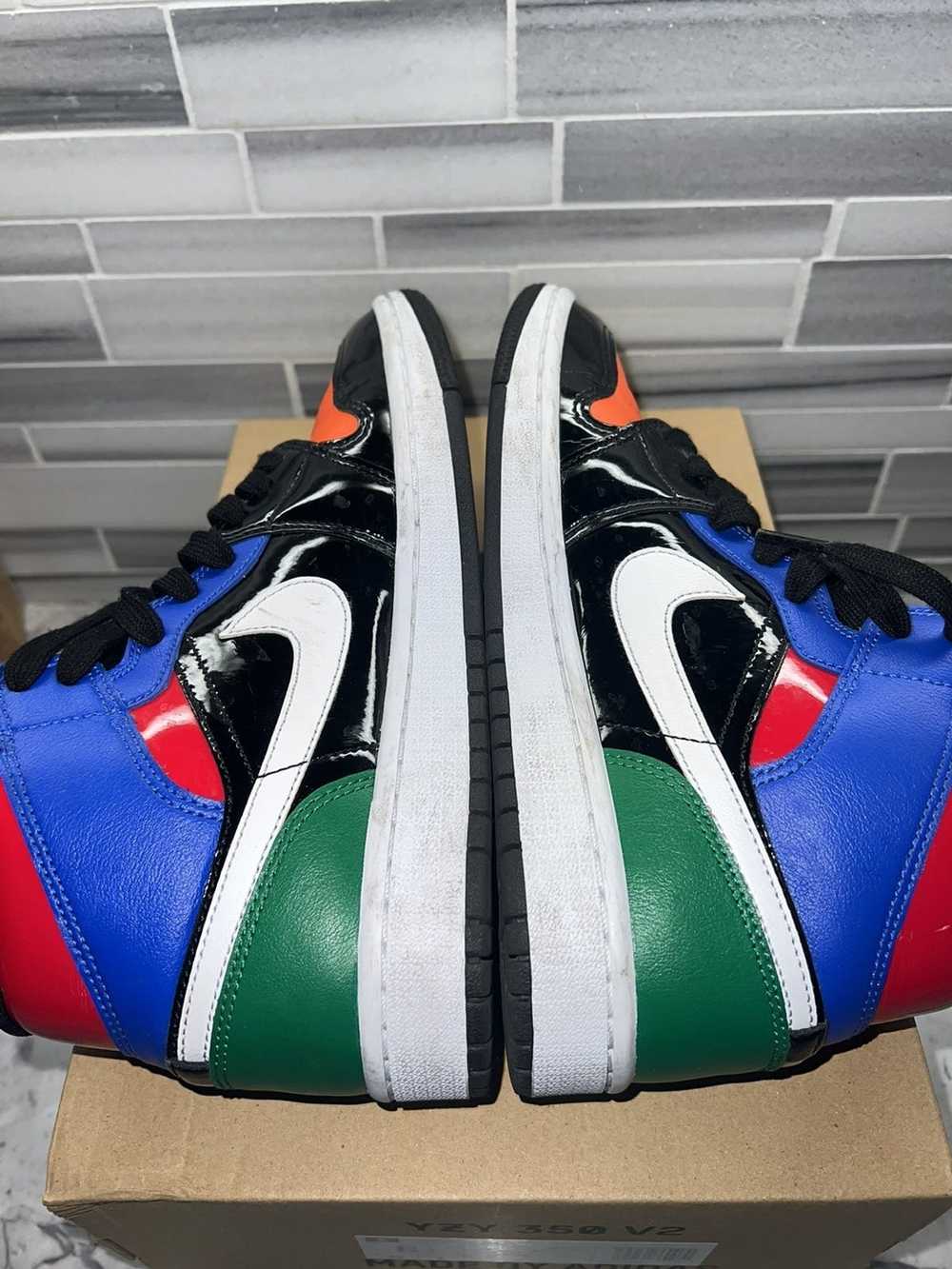 womens jordan 1 mid multi patent