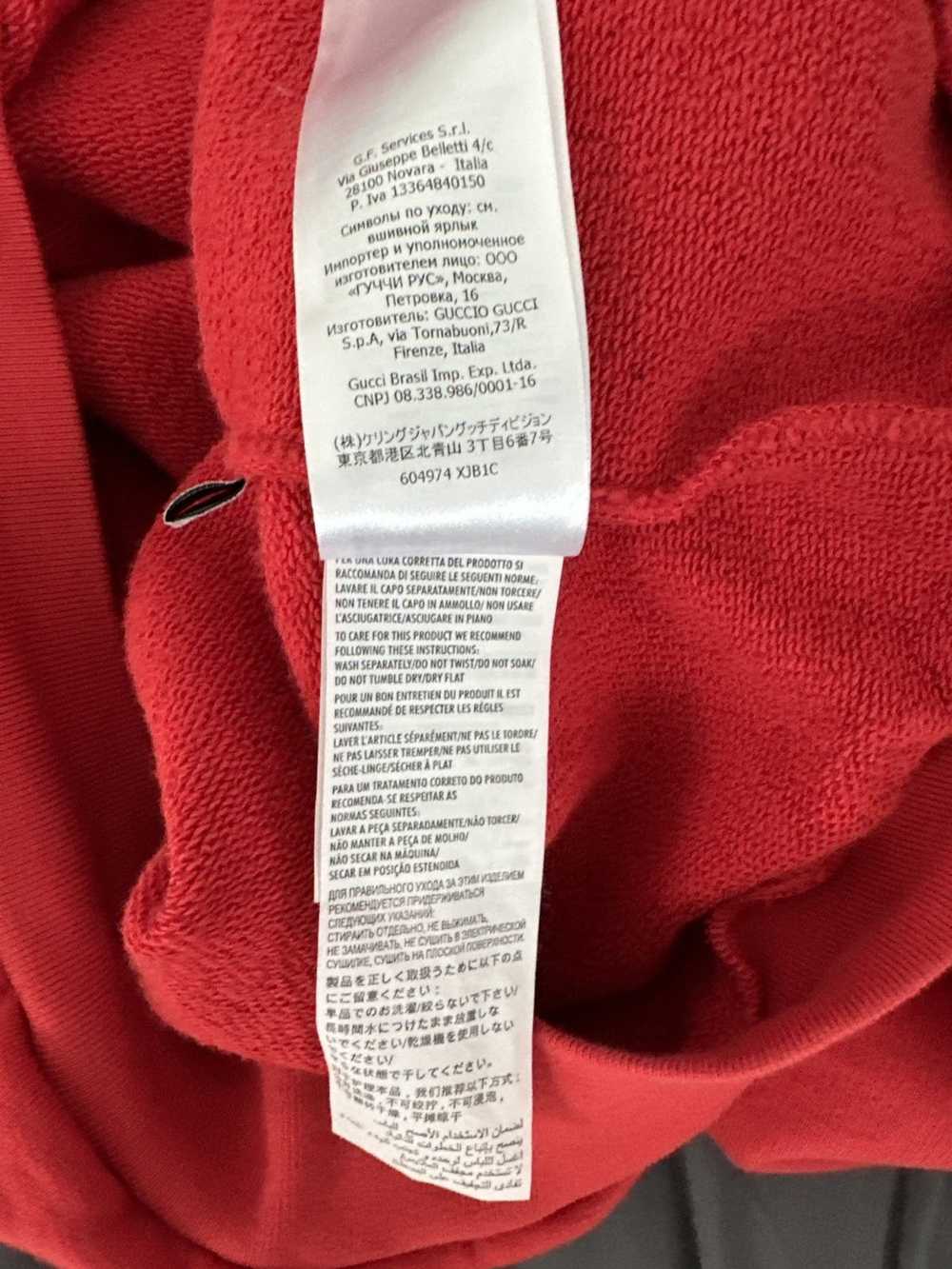 Gucci Gucci Hoodie Red - image 4