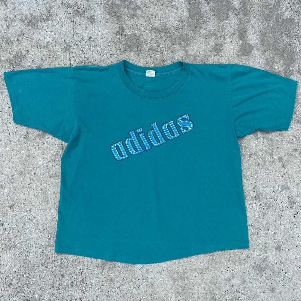 Adidas × Vintage VINTAGE 1980s ADIDAS T SHIRT - image 1