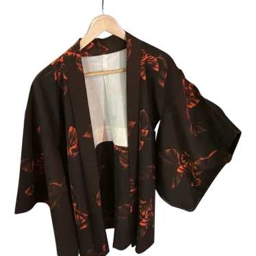Jacket Length Kimono / Soaring Butterflies