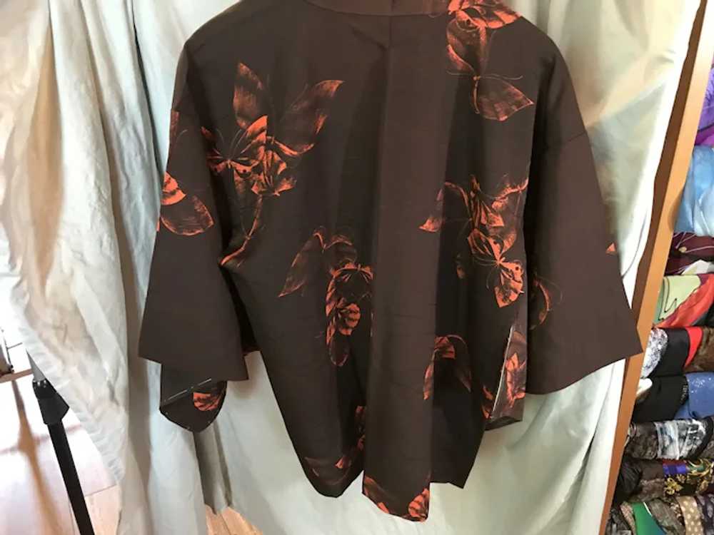 Jacket Length Kimono / Soaring Butterflies - image 6