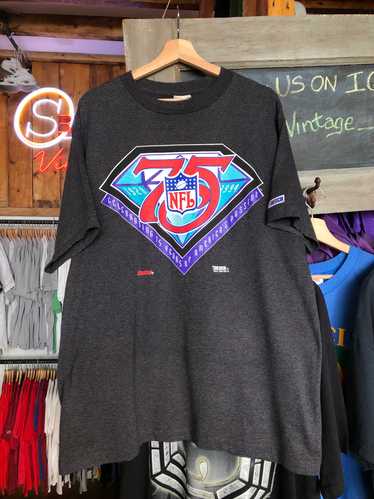 Vintage 1994 Trench NFL 75th Anniversary Tee Size… - image 1