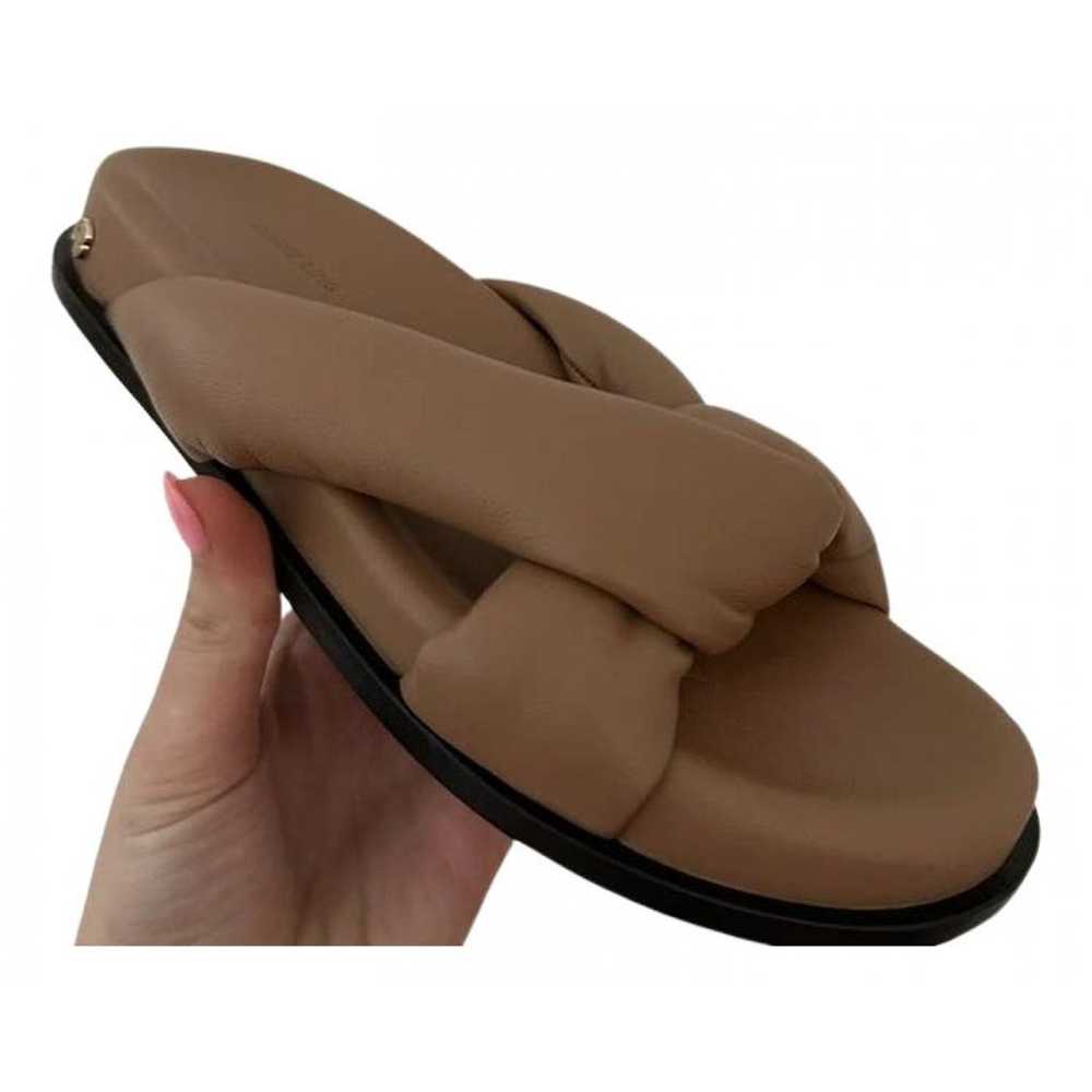Anine Bing Leather flip flops - image 2