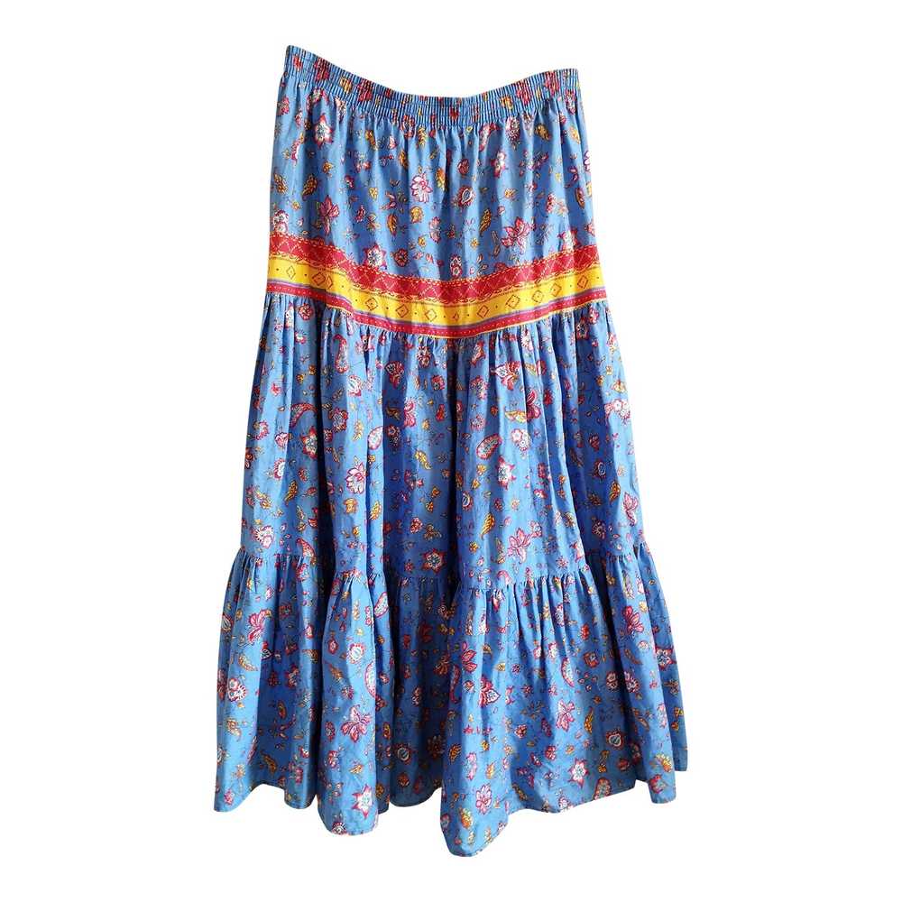 Cotton skirt - Provençal skirt 100% cotton, made … - image 1