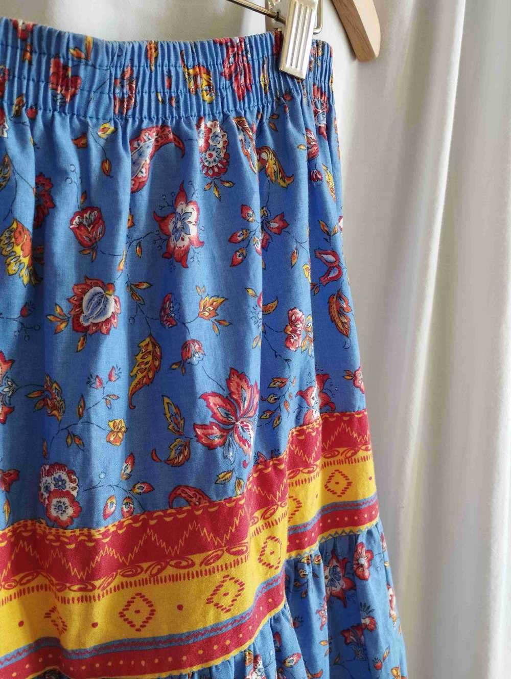 Cotton skirt - Provençal skirt 100% cotton, made … - image 2