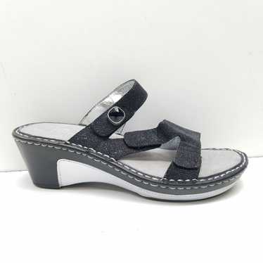 Alegria Women's PG Lite Loti Black Wedge Sandals … - image 1