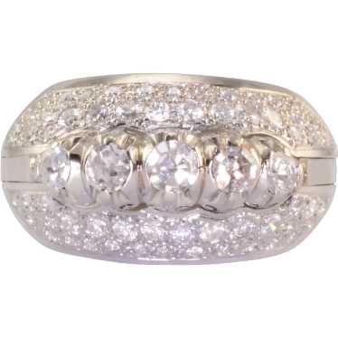 1.95 CTW Diamond Platinum Ring