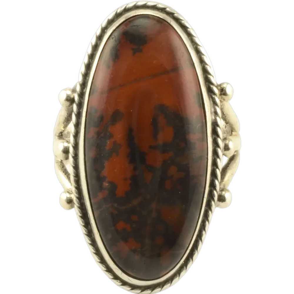 7.94 Carat Oval Jasper Ring - image 1