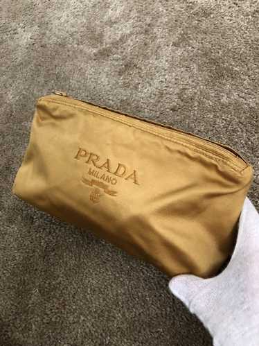 Prada Prada milano satin clutch bag