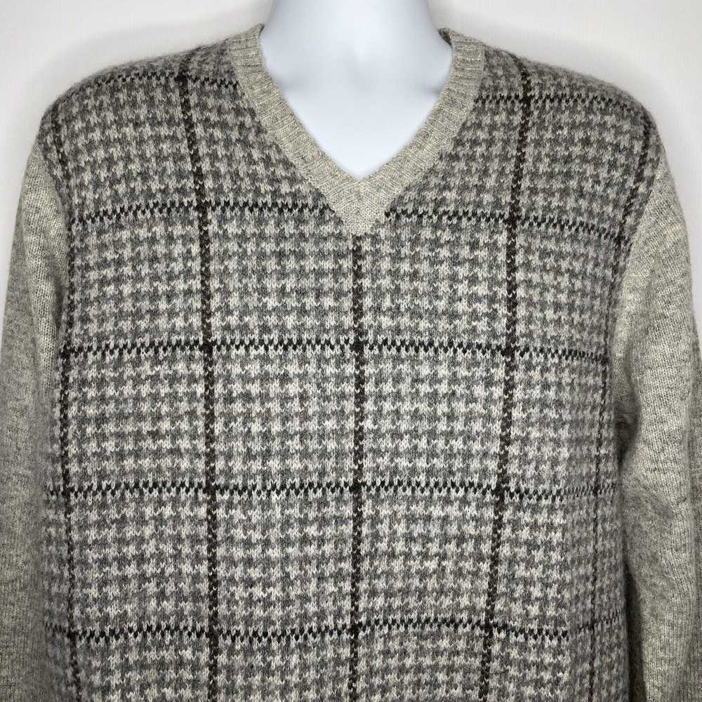 Brooks Brothers × Vintage 80s Gray Shetland Wool … - image 2
