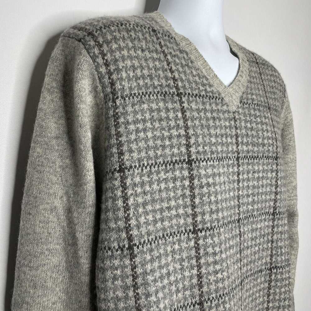 Brooks Brothers × Vintage 80s Gray Shetland Wool … - image 4
