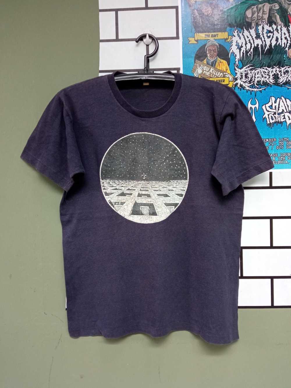 Rock T Shirt × Tour Tee × Vintage 70s Blue Oyster… - image 2