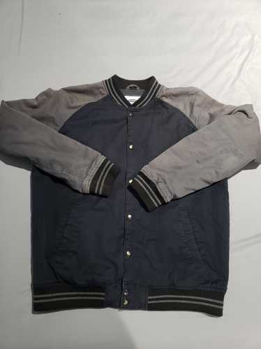 Old Navy Old Navy Grey/Navy Bomber Jacket - image 1