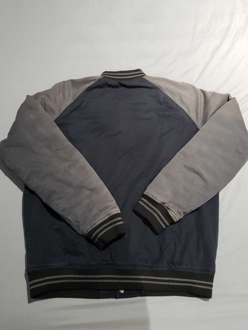 Old Navy Old Navy Grey/Navy Bomber Jacket - image 3