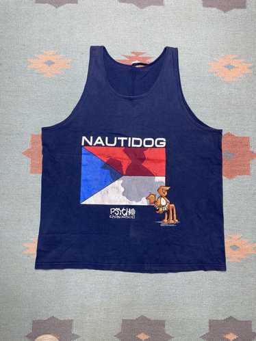 Made In Usa × Vintage psycho chihuahua t shirt ta… - image 1