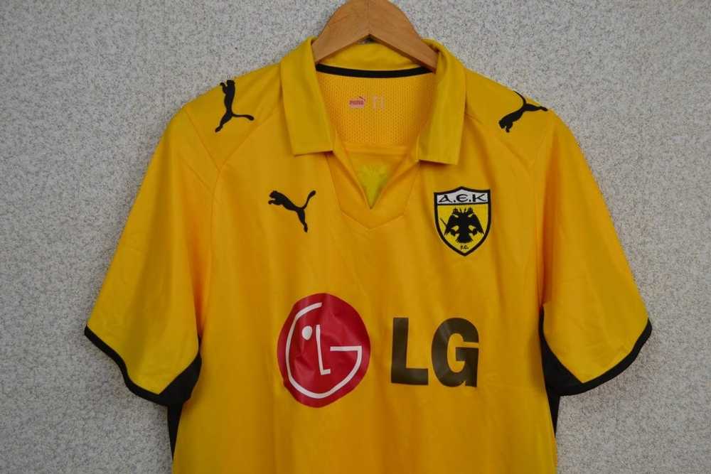 Puma × Soccer Jersey × Vintage Aek Athens soccer … - image 3