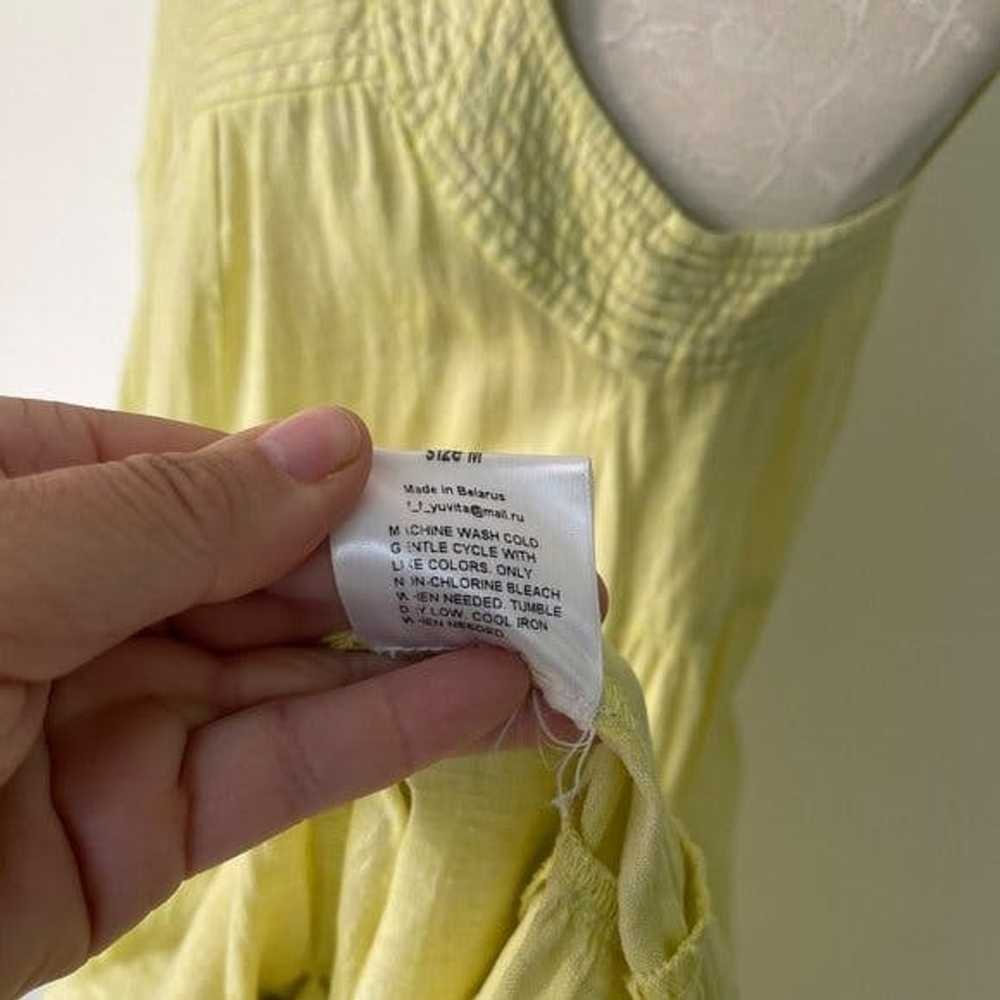 Other Yuvita Womens Maxi Dress Size Medium Yellow… - image 9