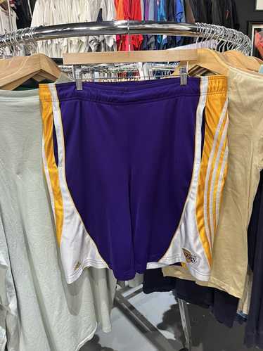 Trillest Nipsey Hustle Los Angeles Lakers Swingman Basketball Shorts Size L  | SidelineSwap