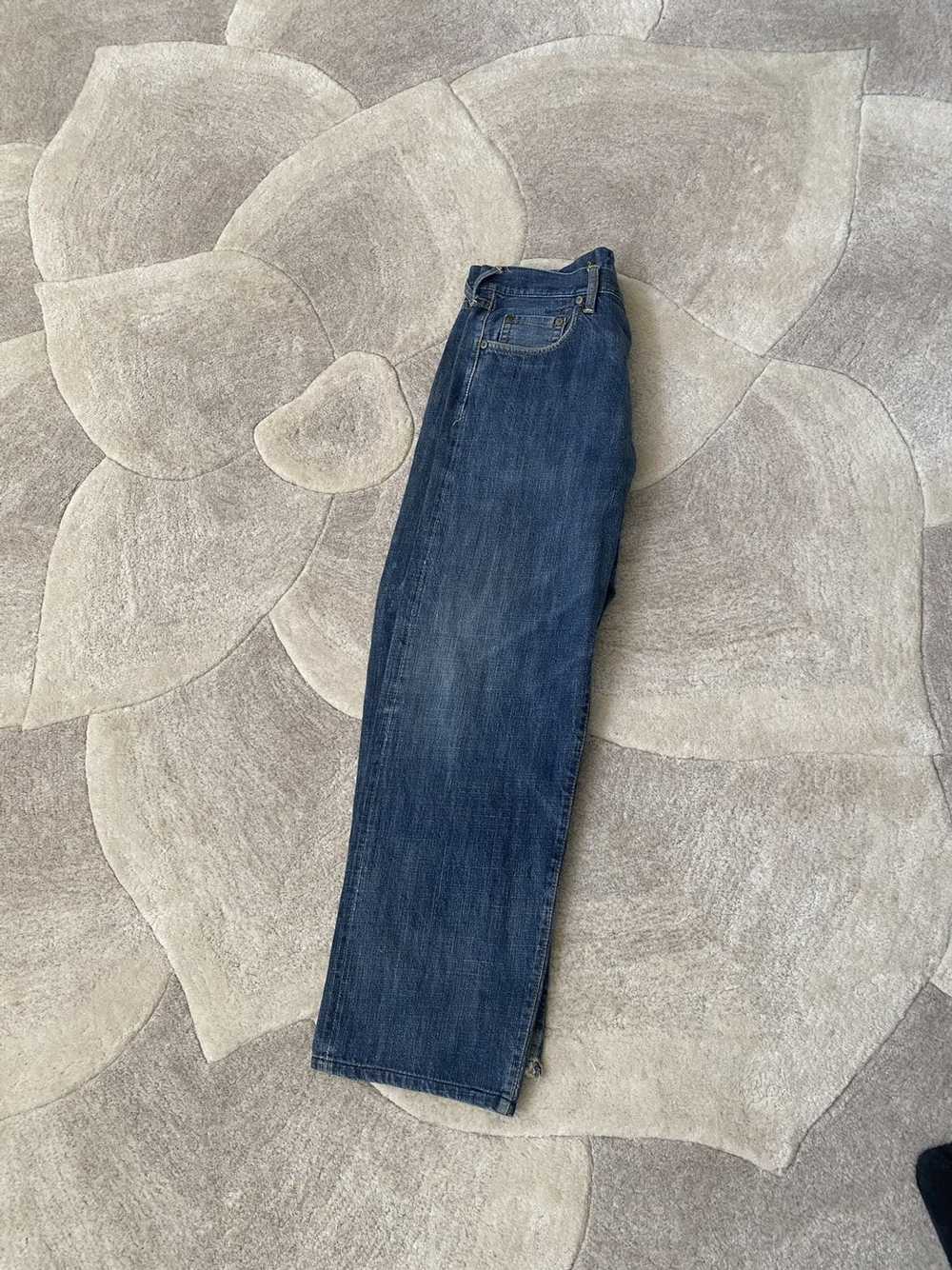 Evisu Evisu full logo distressed jeans - image 5