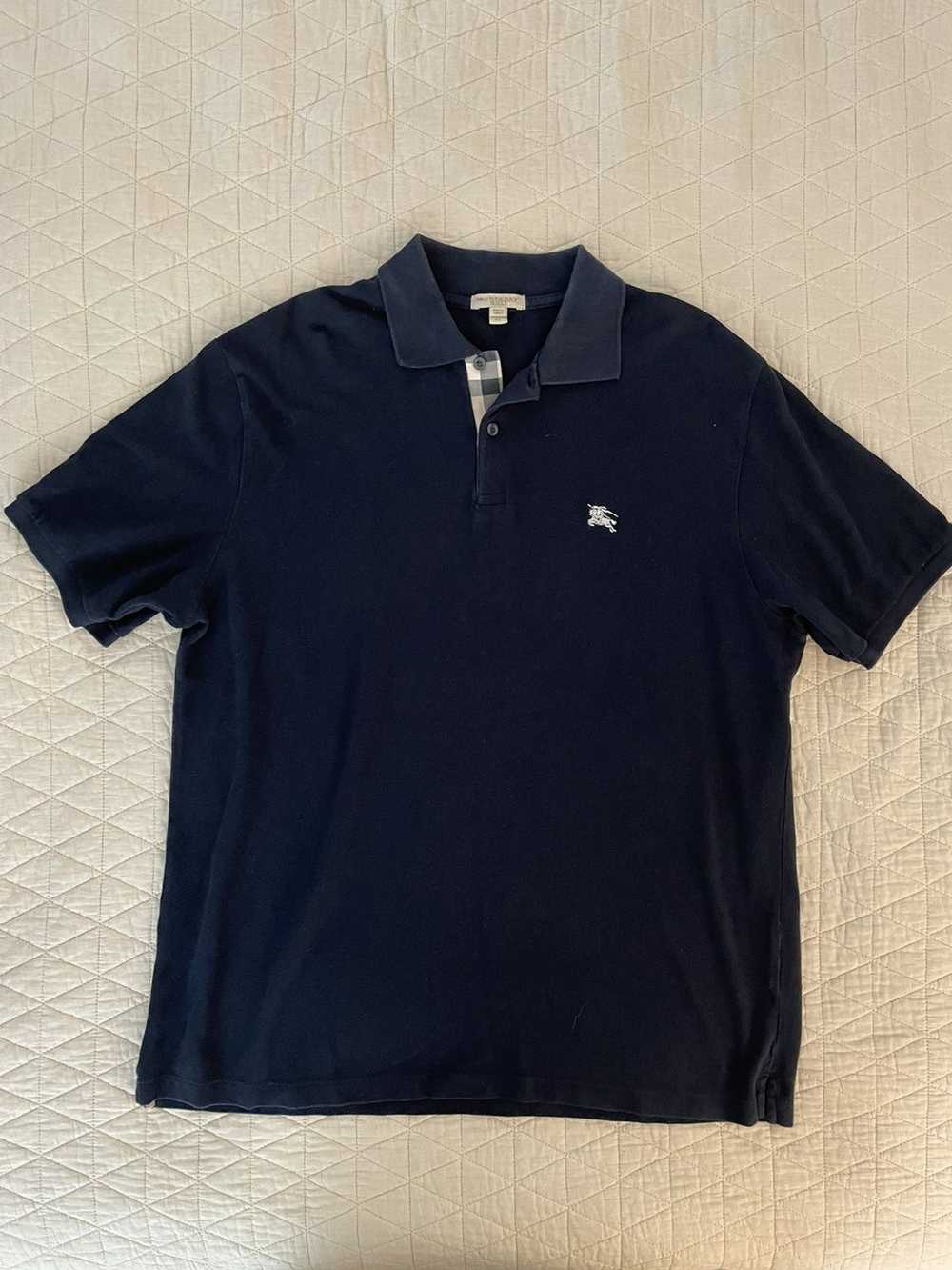 Burberry Mesh Pique Knit Polo - image 2