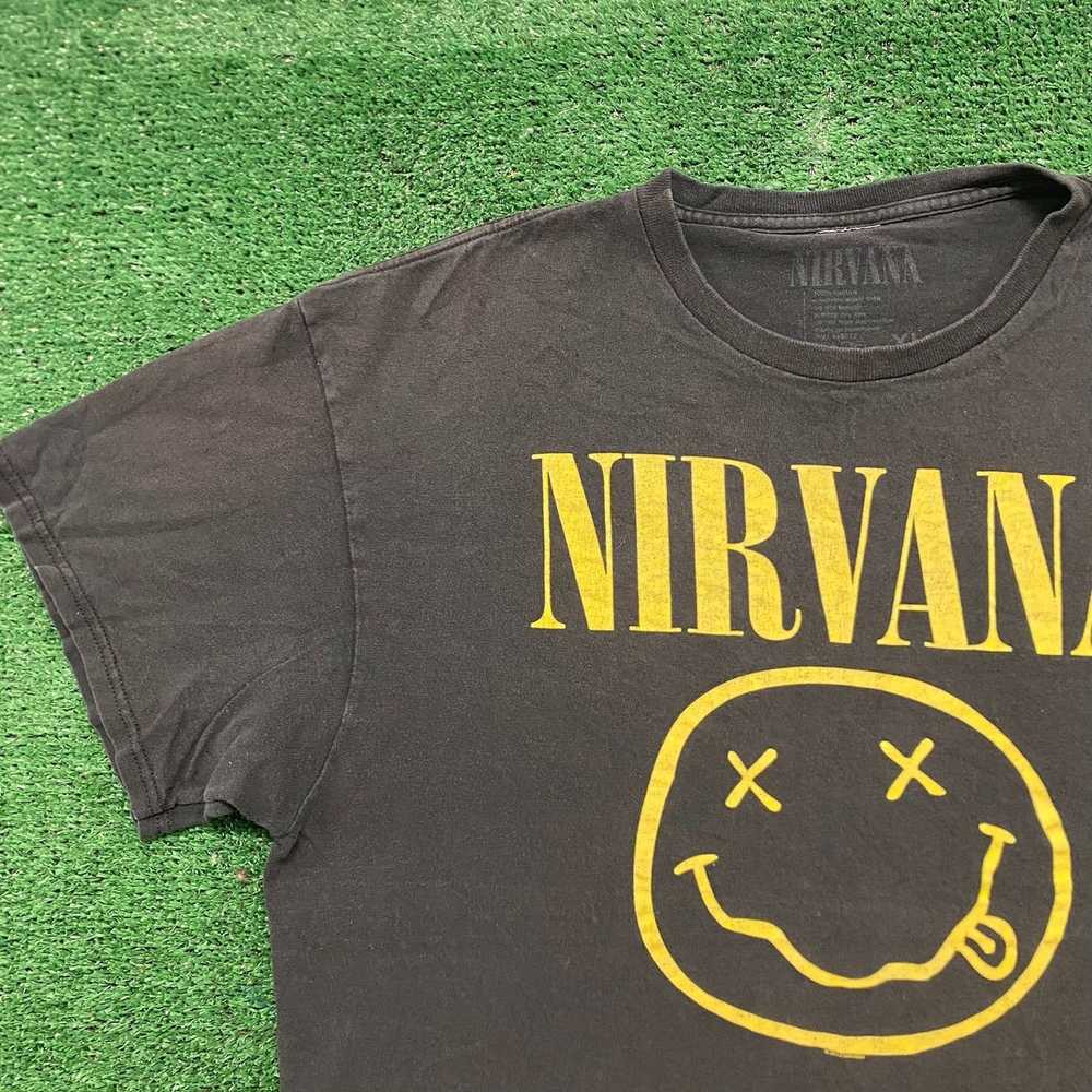 Band Tees × Nirvana × Rock T Shirt Vintage Y2K Ni… - image 2