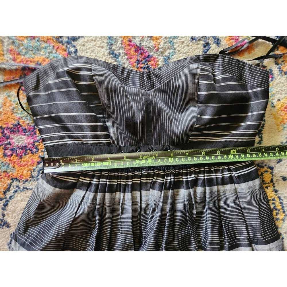 Bcbg Maxazria Black and Cream Striped BCBG Maxazr… - image 4