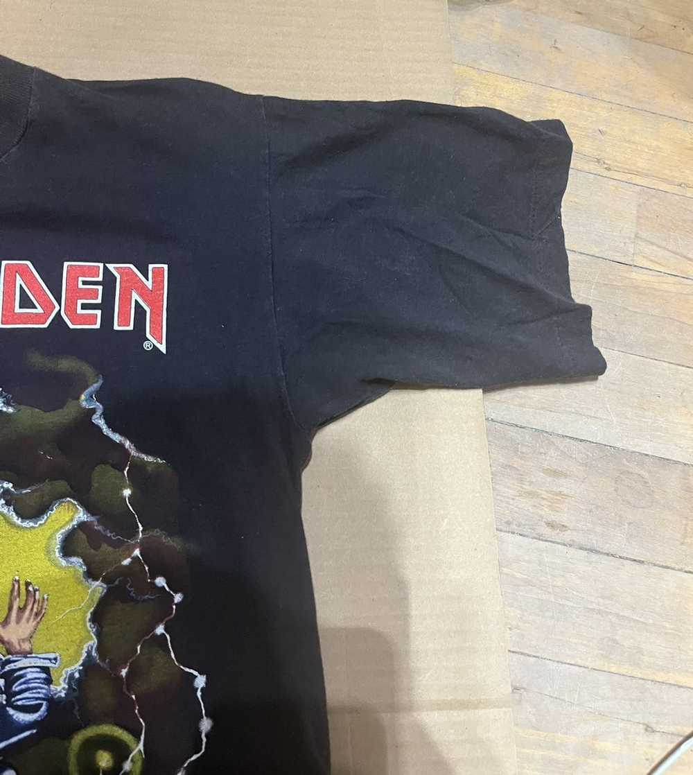 Active × Band Tees × Iron Maiden Iron Maiden 1991… - image 2