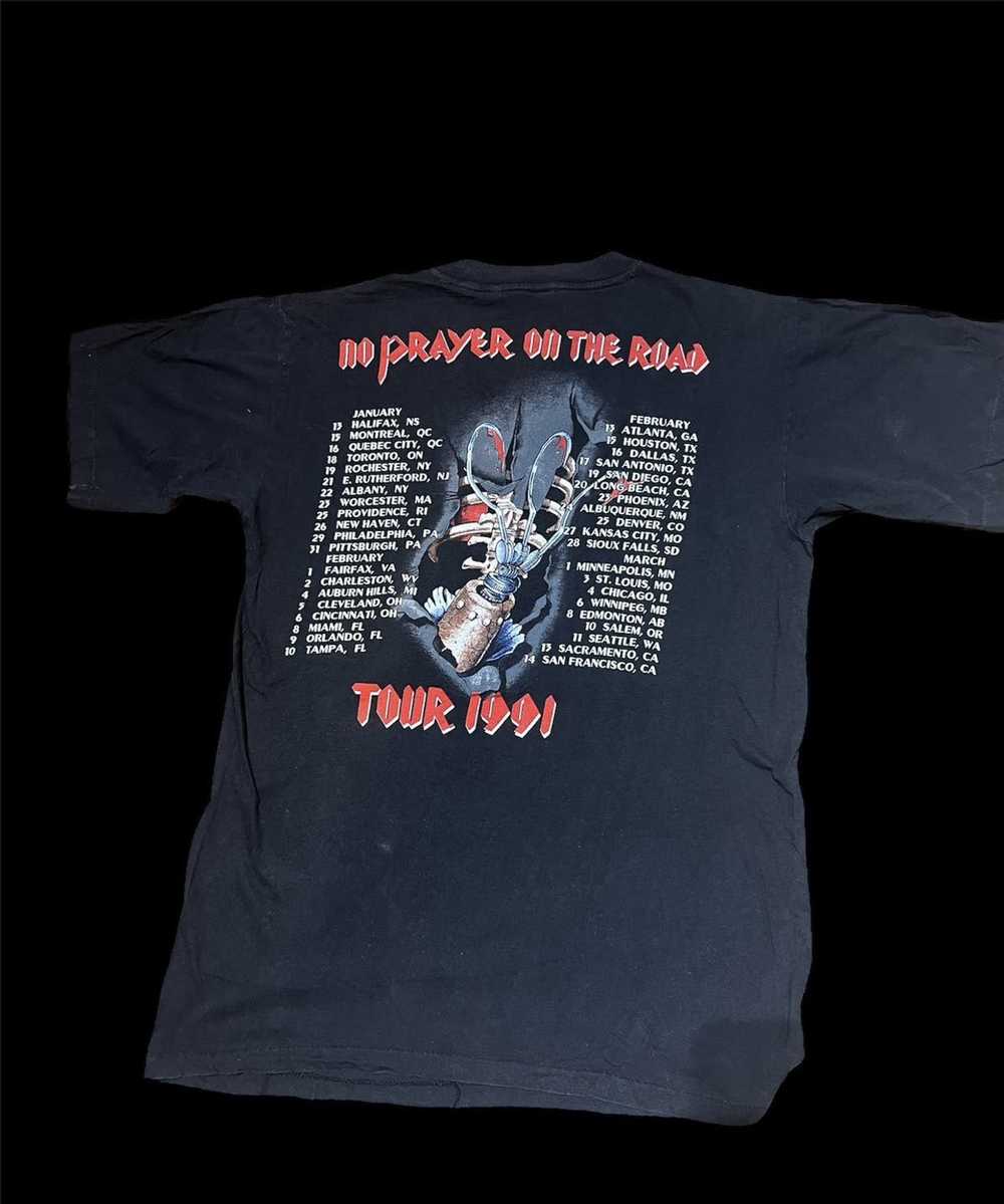 Active × Band Tees × Iron Maiden Iron Maiden 1991… - image 5