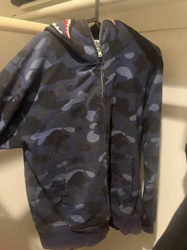 1ST CAMO JERSEY SHARK FULL ZIP HOODIE –