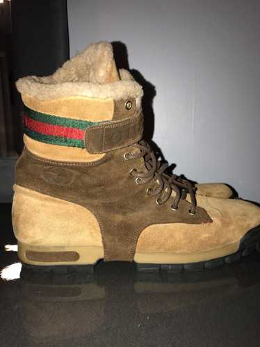 Gucci Vintage Gucci Genuine Shearling Boots