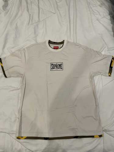 supreme white t shirt - Gem