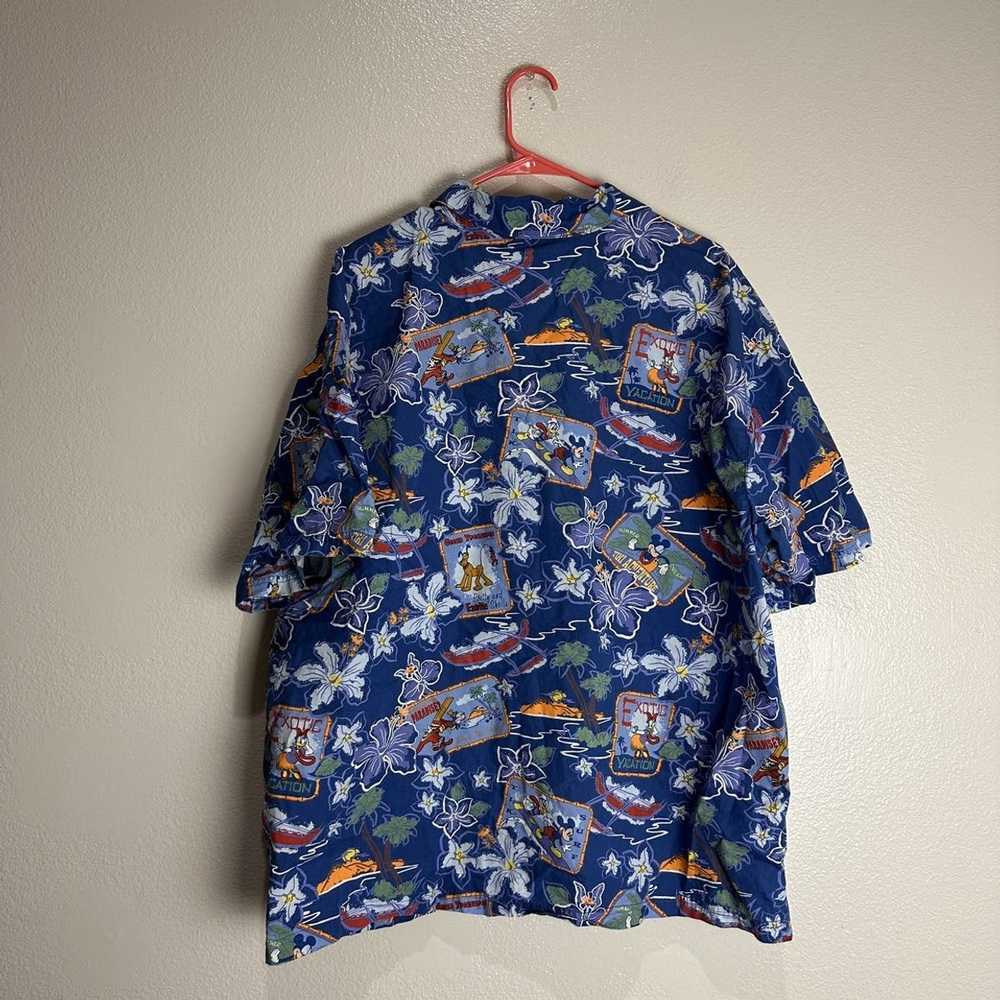 Disney Disneyland Vintage Tiki Surf Button Up Shi… - image 4