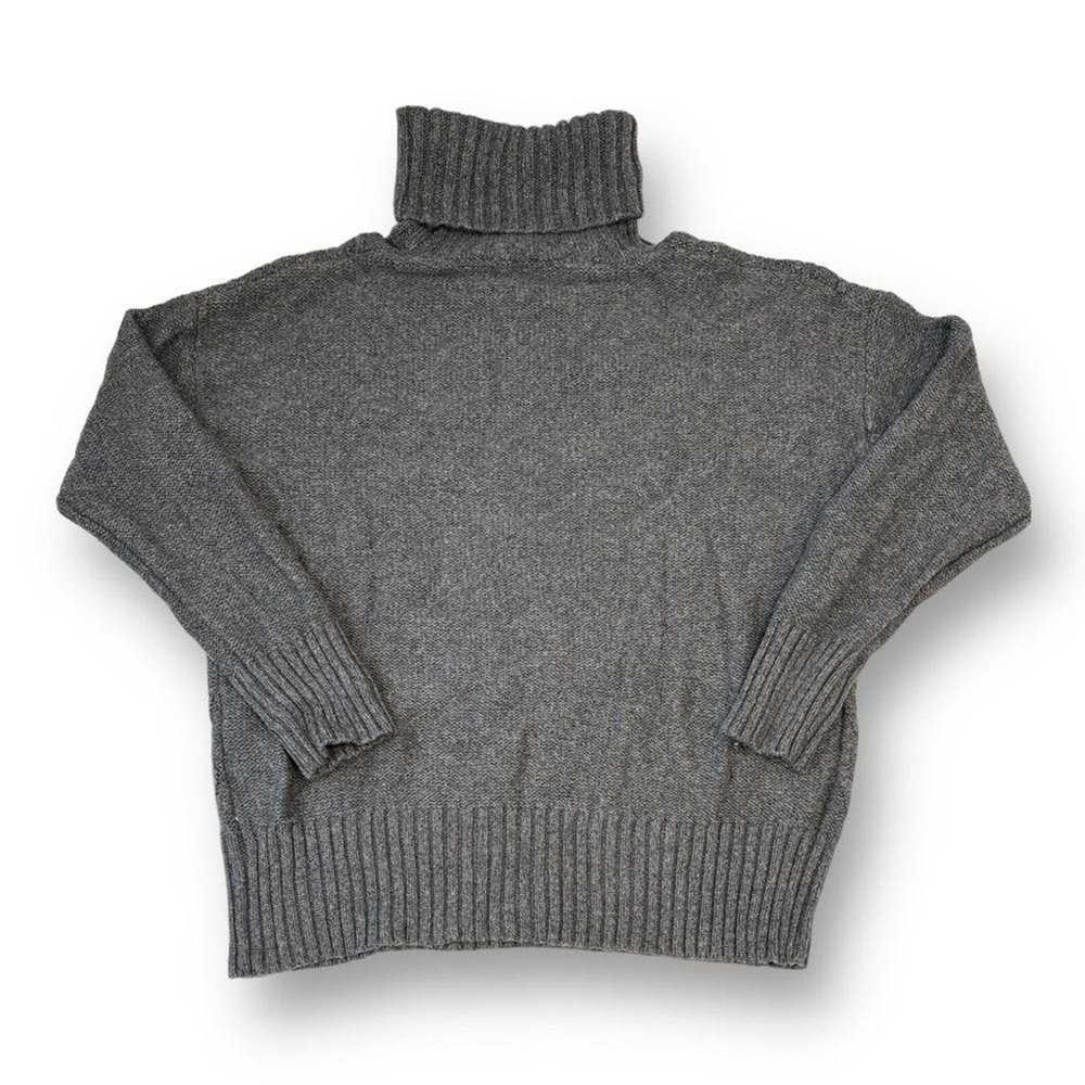 Splendid Mills Splendid Gray Turtleneck Sweater S… - image 5