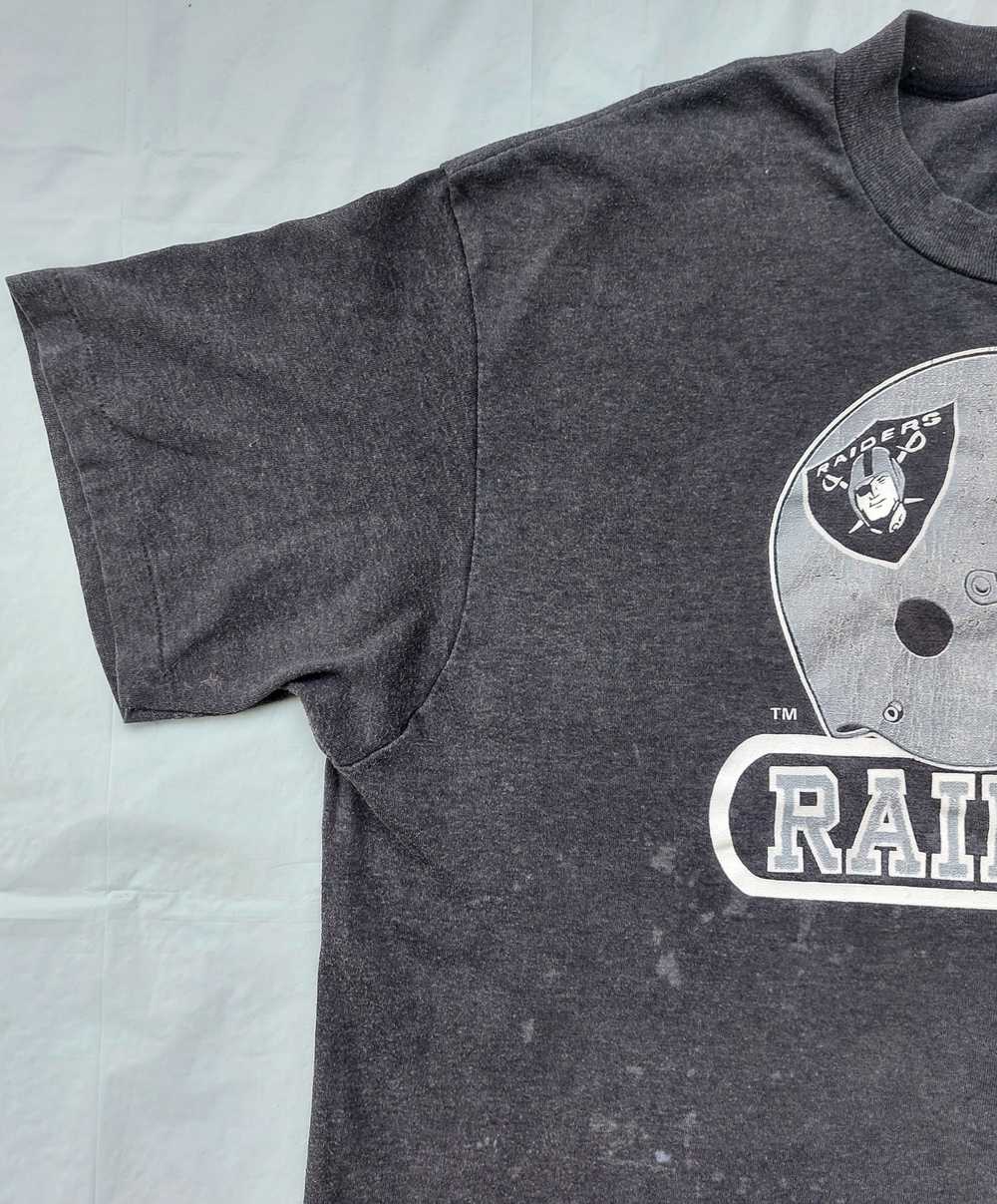 Logo 7 × Oakland Raiders × Vintage Vtg 80's RAIDE… - image 3