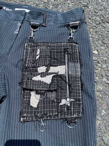 Other 1/1 patchwork shorts w/ detachable clasp bag